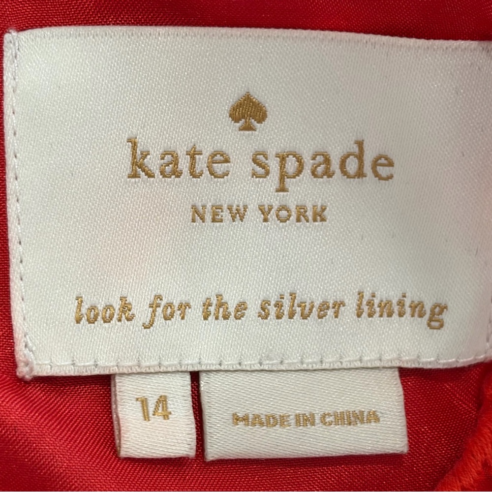 Kate Spade Vibrant Blood Orange Dress - Picture 7 of 8